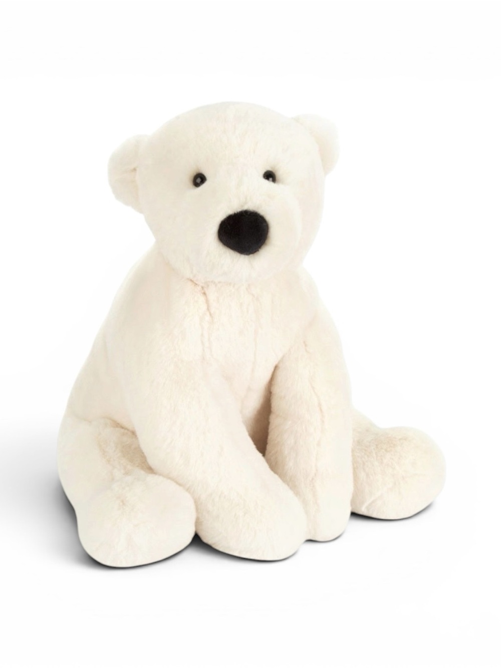 RETIRED Rare Jellycat London Perry Polar Bear Soft Stuffed 10”